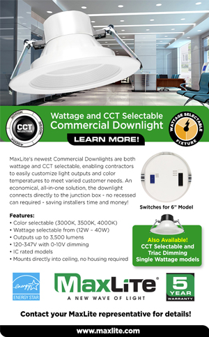 Wattage and CCT Select Commercial Downlights