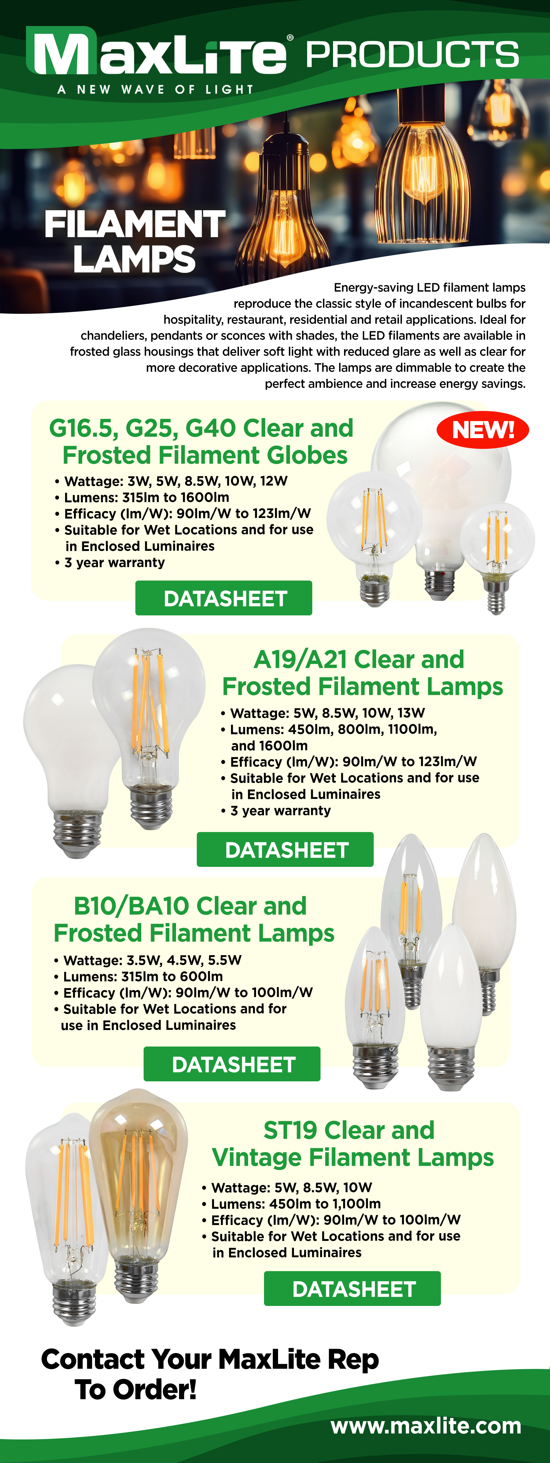 Filament Lamps