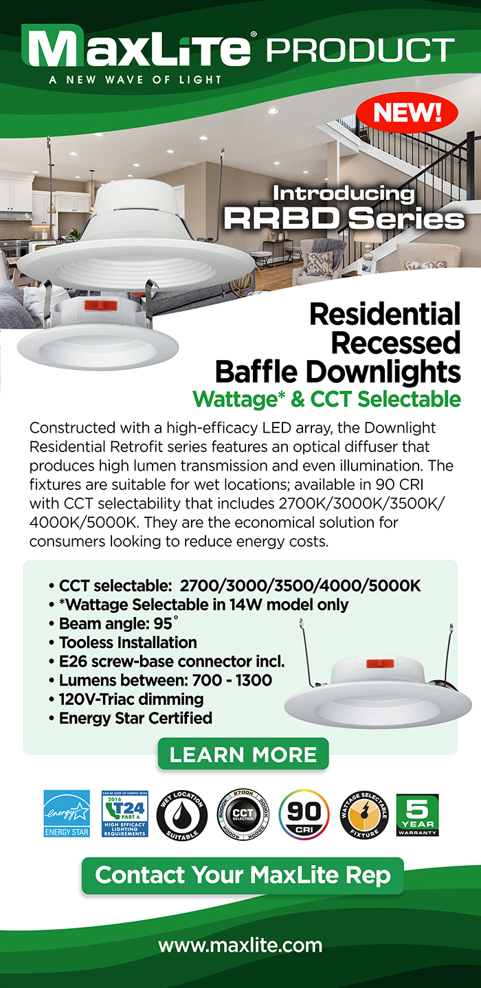 Recessed Residential Baffled Downlights