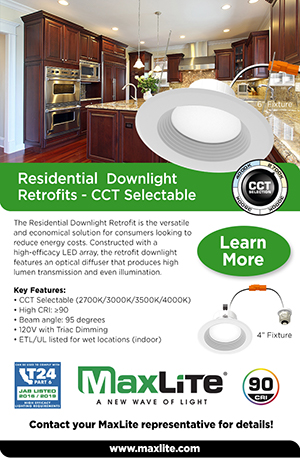Residential Retrofit Downlights - CCT Selectable