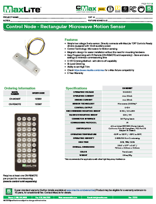 Control Node Photocell